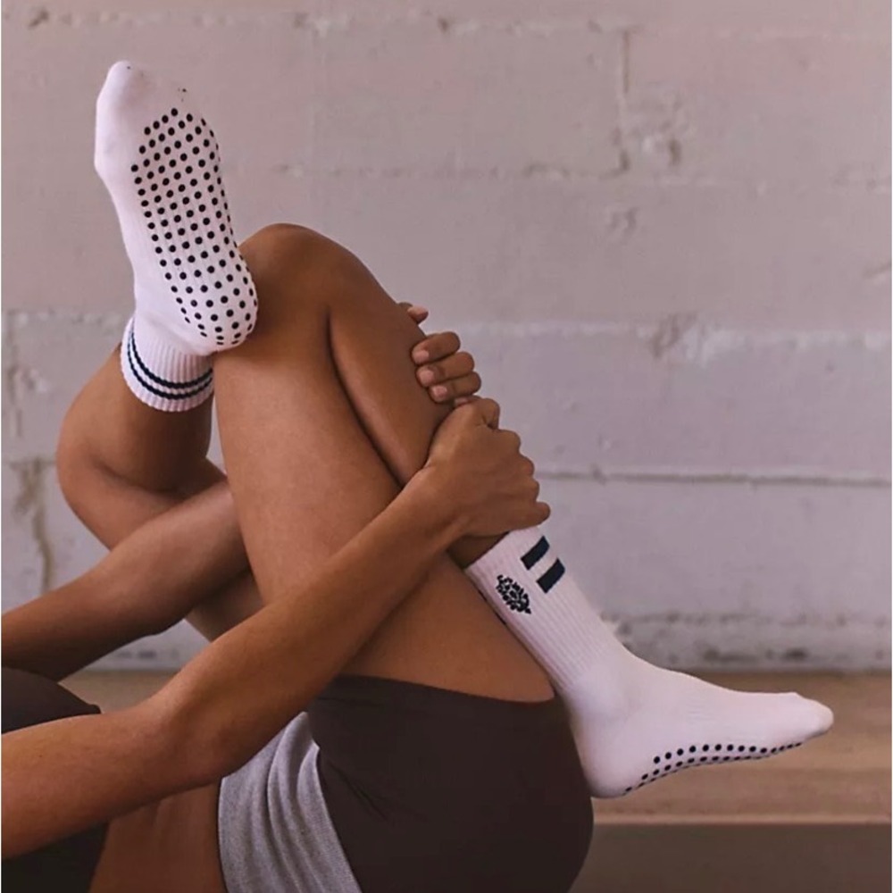 FP Movement by Free People Grippy Pilates Crew Sock Women One Size New
